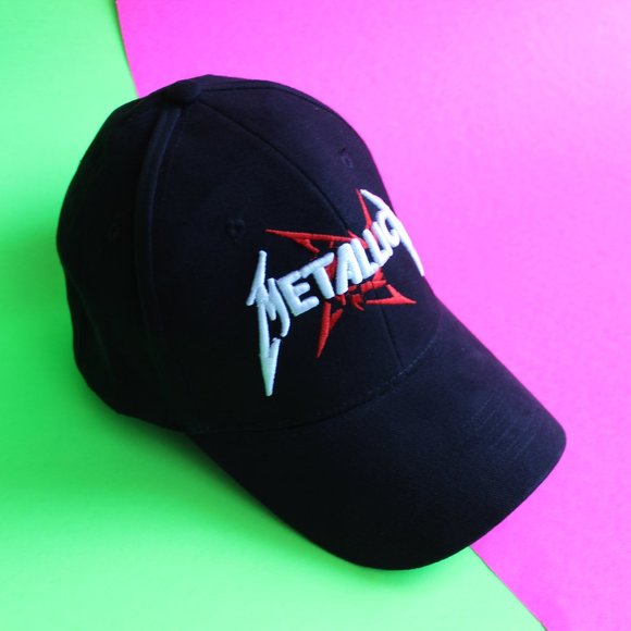 **SOLD**Metallica Black Embroidered Hat - Picture 2 of 4
